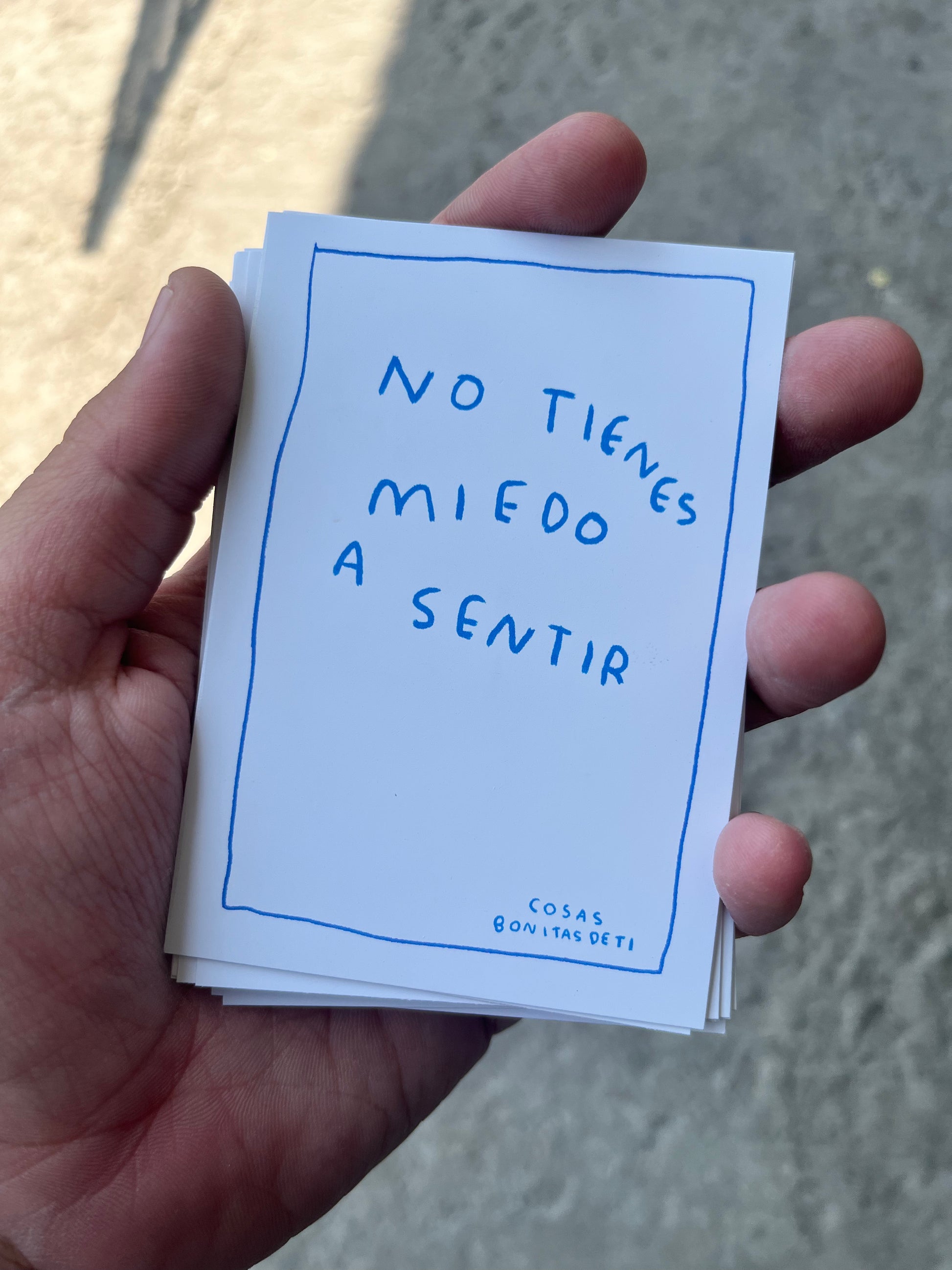 Cartas Todas las cosas bonitas de ti (Fisico) - Torna Gris - Artista Mexicano