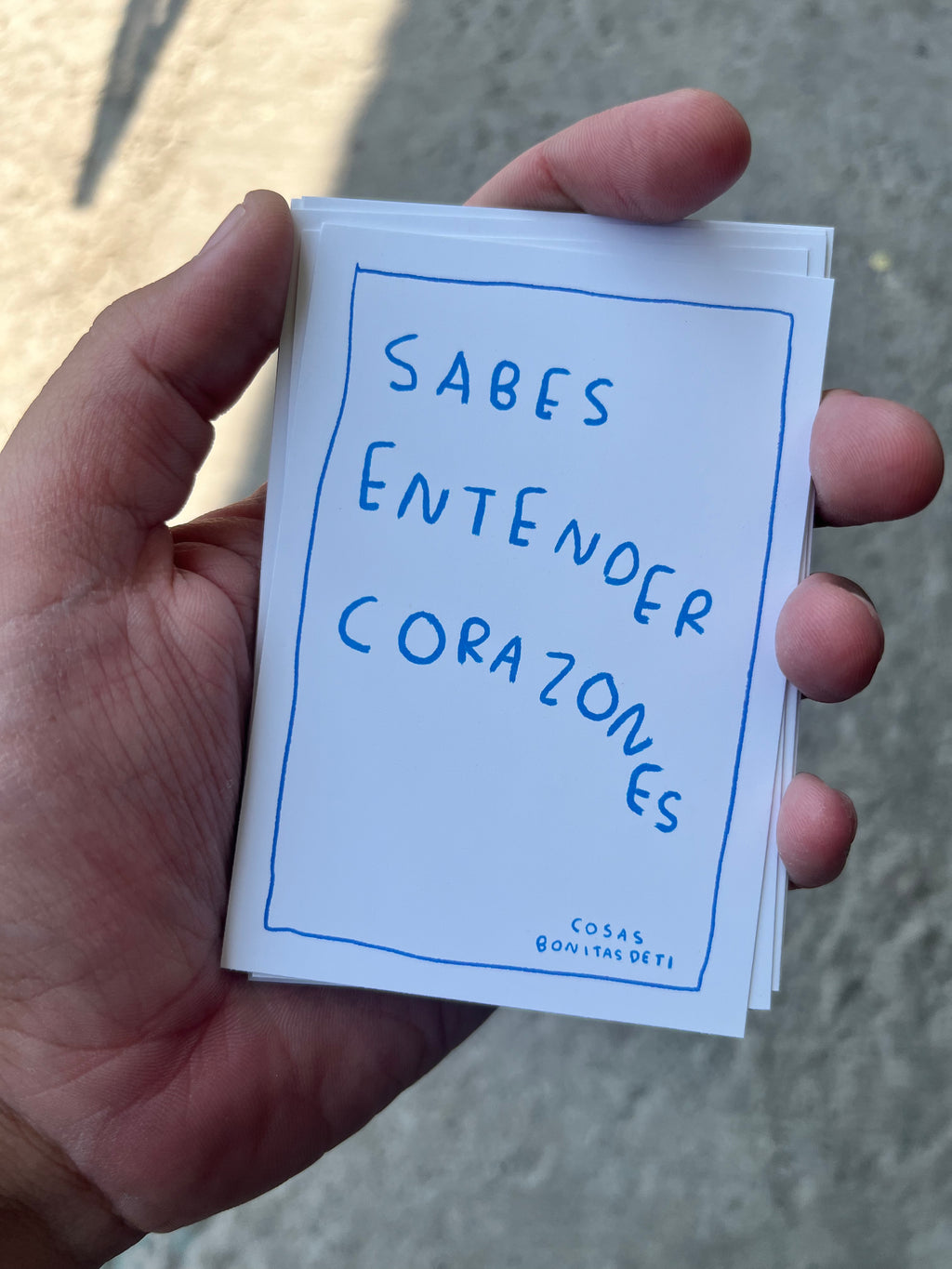 Cartas Todas las cosas bonitas de ti (Fisico) - Torna Gris - Artista Mexicano