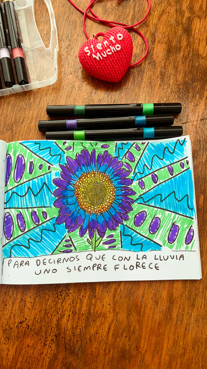 El libro para colorear las nubes
