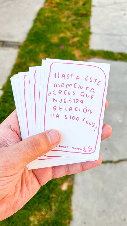 Seamos Nuestro Ahora | PAREJAS - Juego de Mesa de 70 Preguntas para Fortalecer Conexiones Emocionales