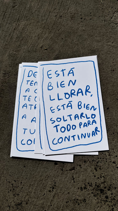 Para cuando me necesites contigo | Cartas de apoyo emocional