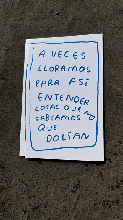 Para cuando me necesites contigo | Cartas de apoyo emocional