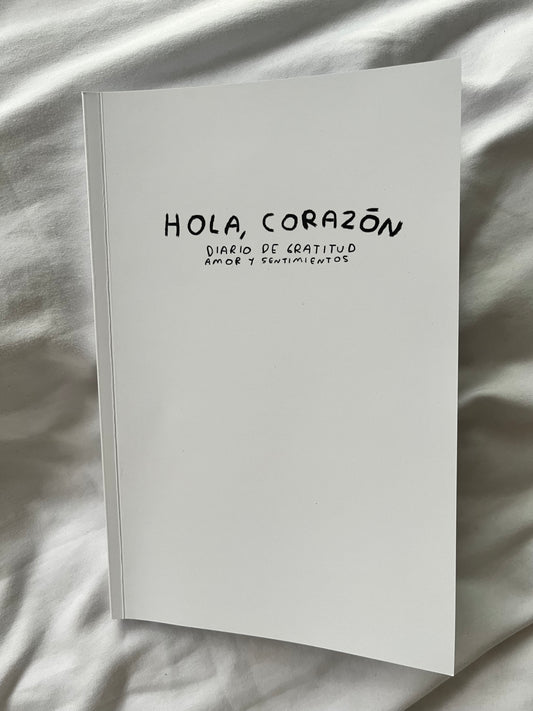 Hola, corazon. Diario para entender tus sentimientos (FISICO) Torna Gris - Artista Mexicano