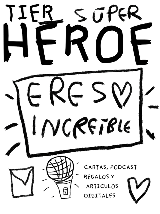 Yo También Sé Llorar | Mail Club — Tier Premium: Carta + Stickers + Libro o Ropa + Podcast
