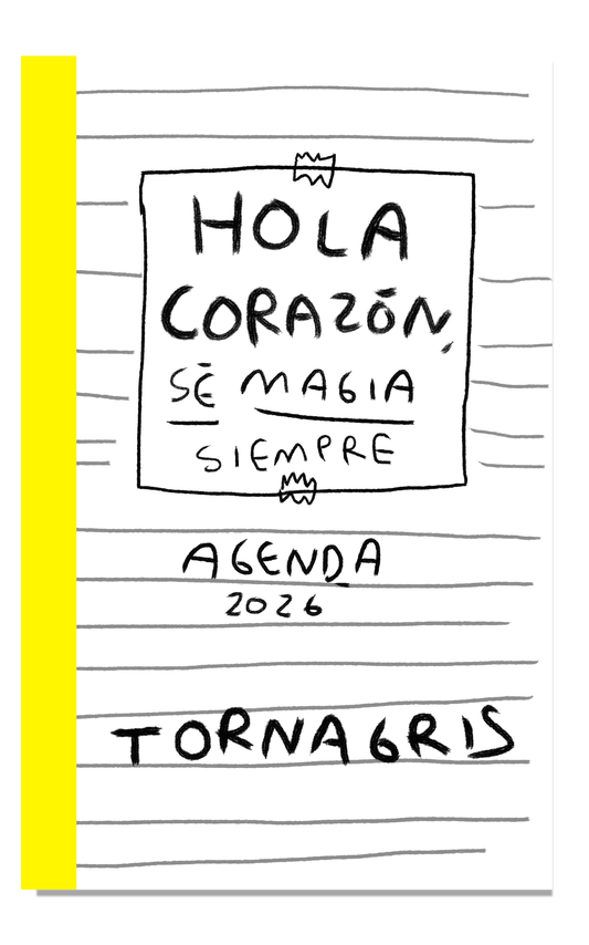 Agenda 2026 Hola corazon (Fisico) - Torna Gris - Preventa ( Fase 2)
