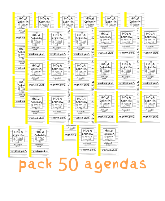 50 Agendas 2026 Hola corazon (Fisico) Pack EMPRESARIAL - Preventa