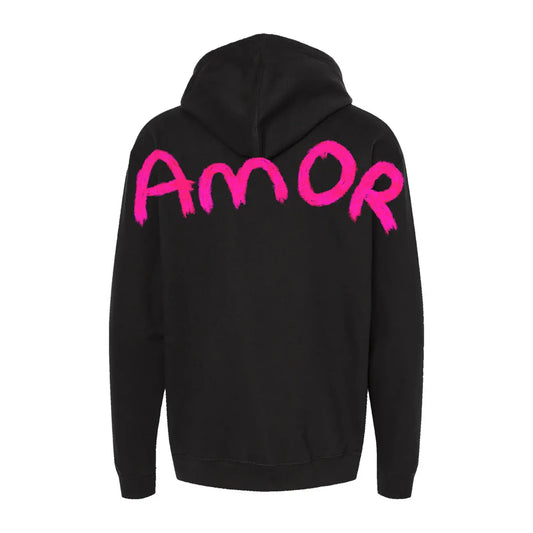SUDADERA Amor B - unisex Torna Gris - Artista Mexicano