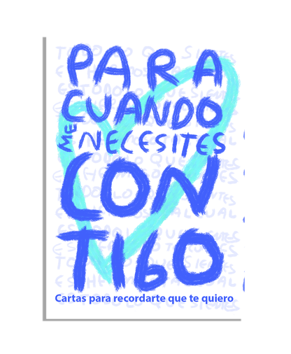 Para cuando me necesites contigo (PDF imprimible) | Cartas de apoyo emocional