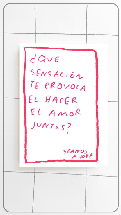 Seamos Nuestro Ahora | ADULTOS - Juego de Mesa de 70 Preguntas sin Filtro para Conectar