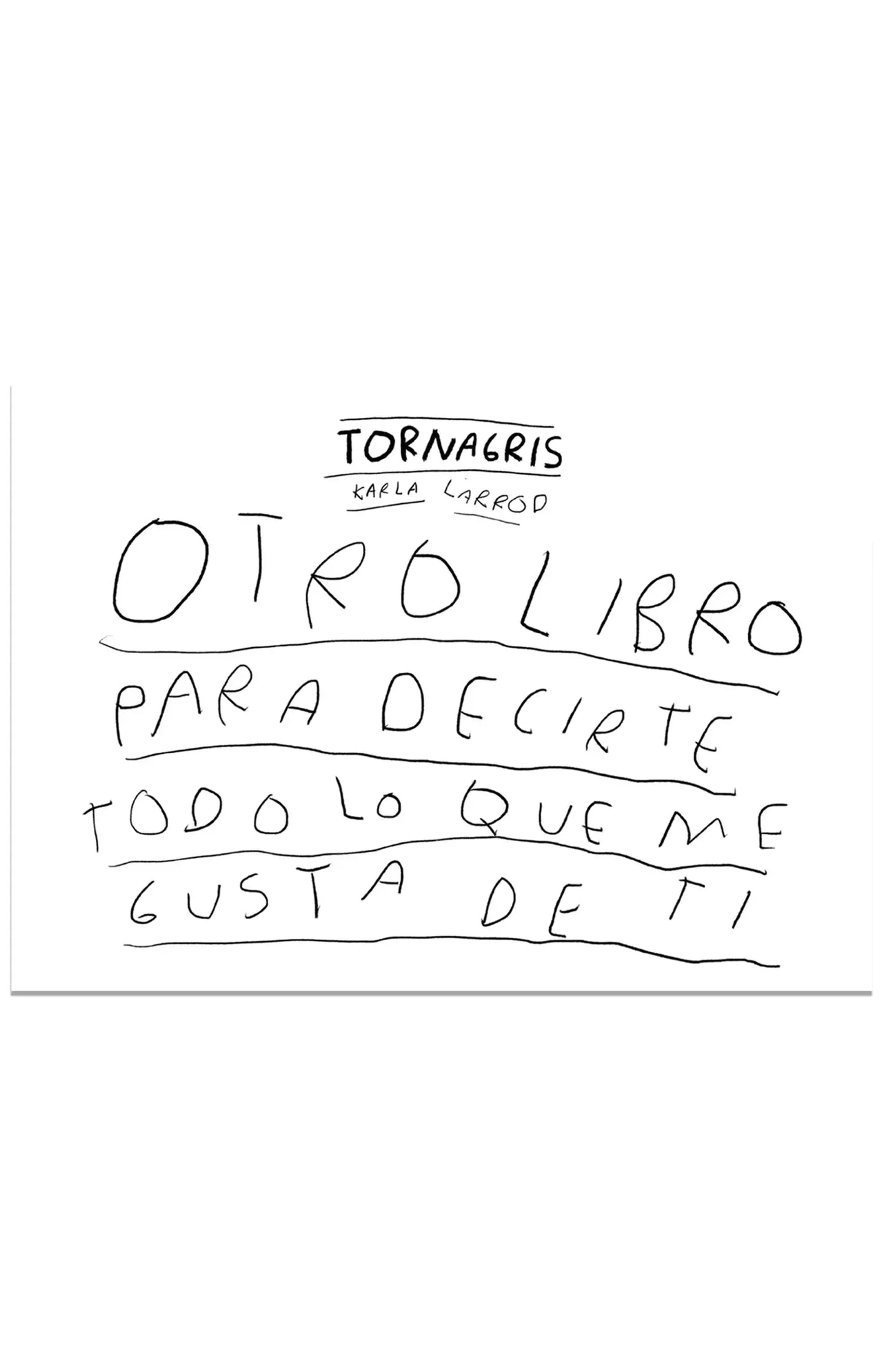 Otro libro para decirte todo lo que me gusta de ti (imprime en casa) Torna Gris - Artista Mexicano