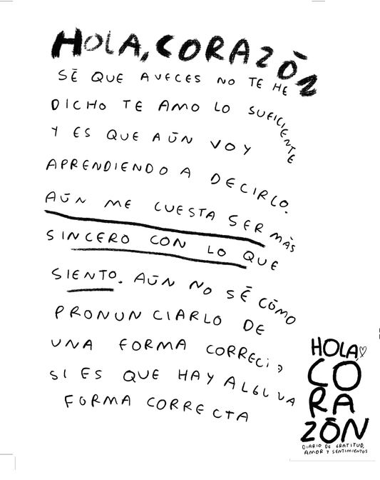 Hola, Corazón (PDF imprimible) | Diario de Sanación, Autoconocimiento y Emociones