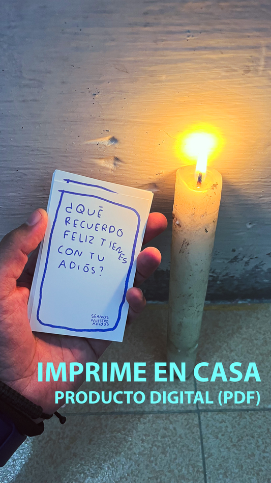 Seamos nuestro ADIÓS | Juego para despedir a un ser querido (PDF)