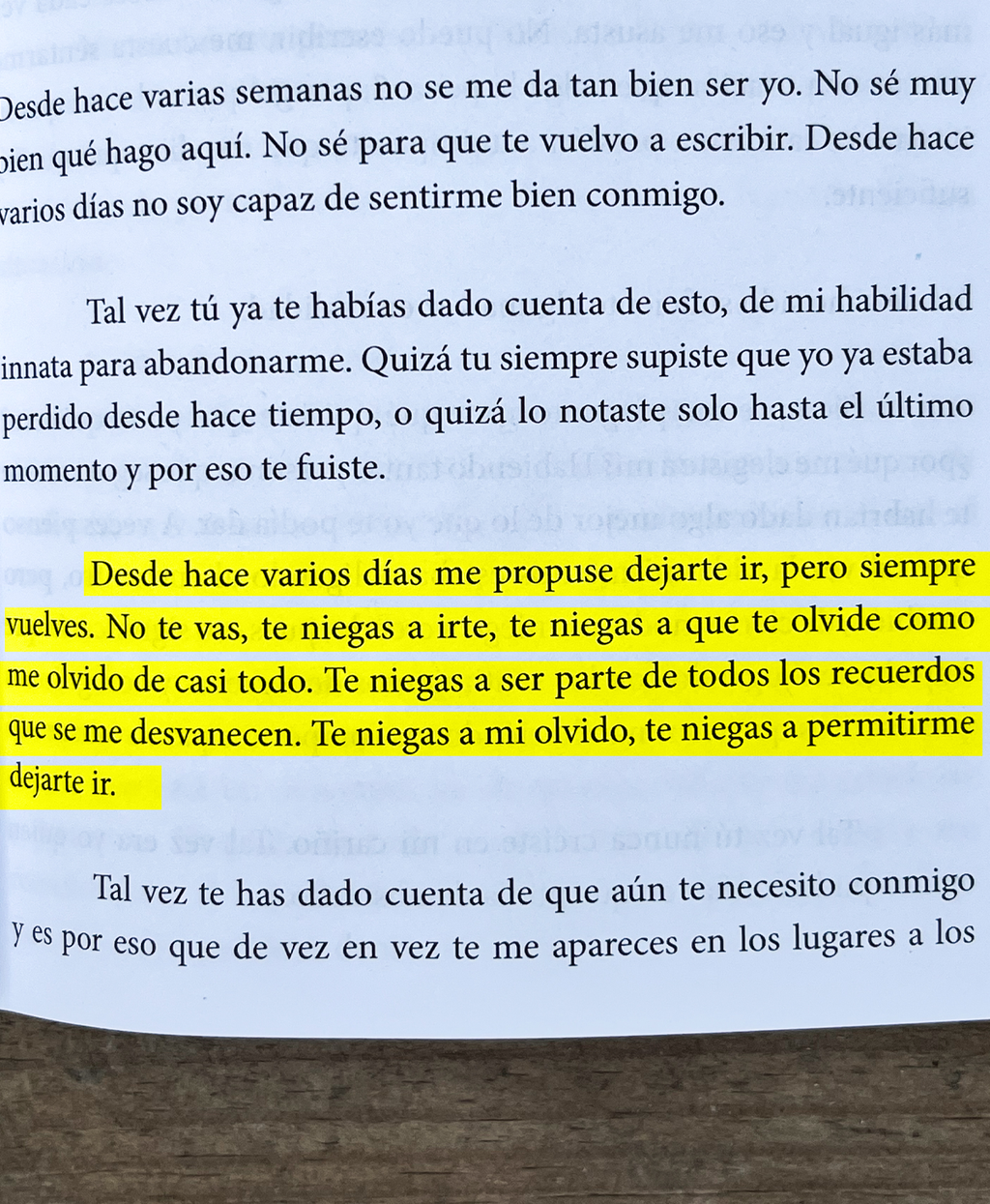 Se te olvido decirme como dejarte de querer (Fisico)