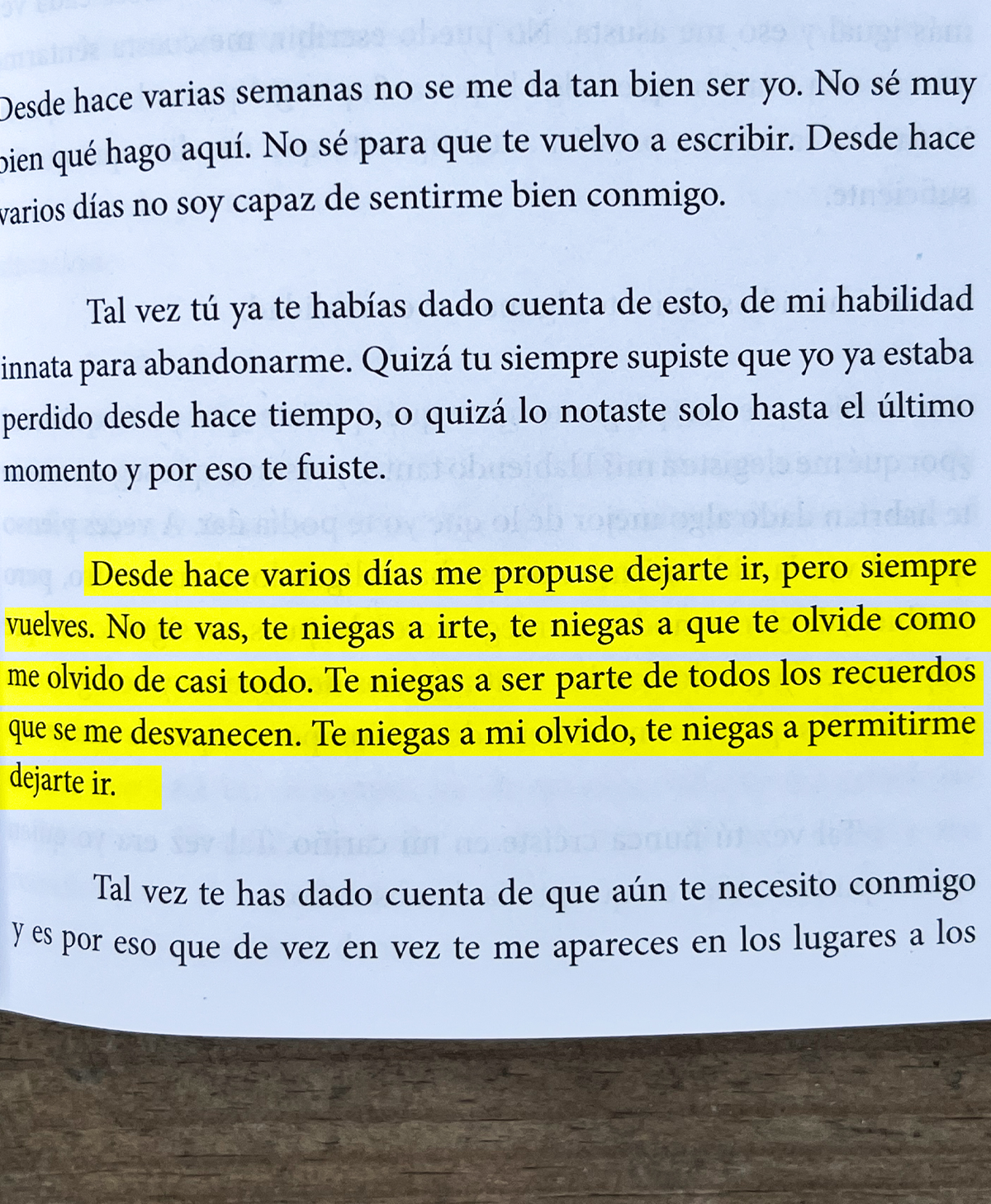 Se te olvido decirme como dejarte de querer (Fisico)