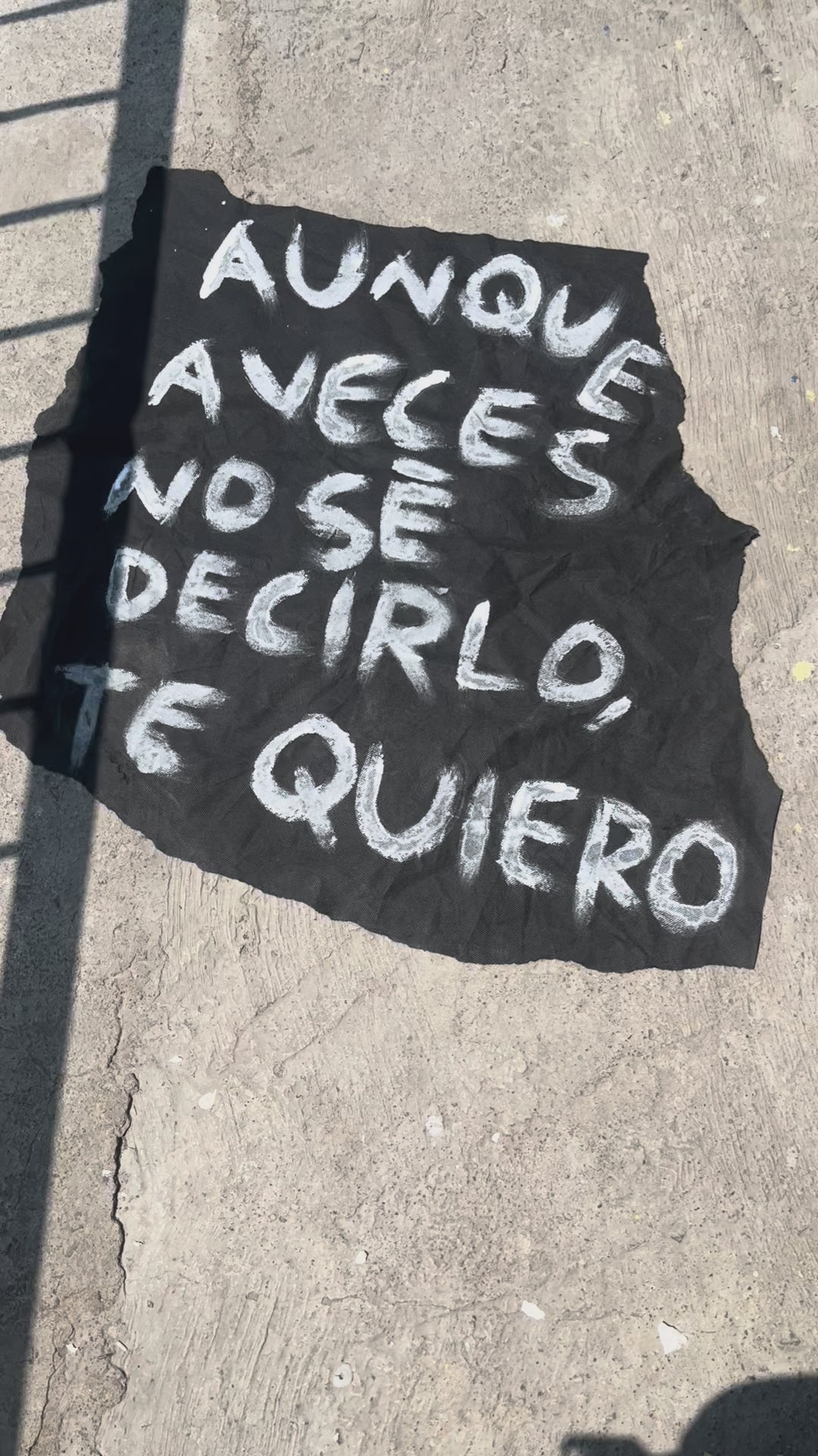 Aunque a veces no se decirlo, te quiero (Pintura original)