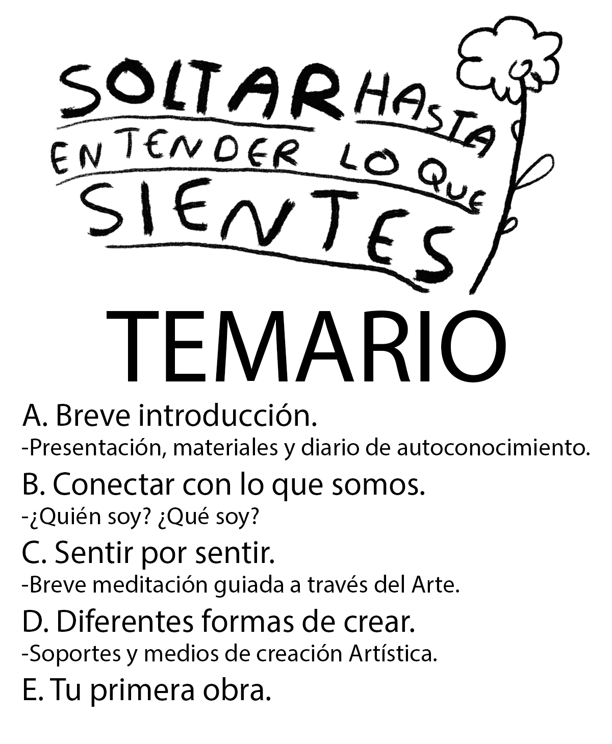 Taller online: Soltar hasta entender lo que sientes.