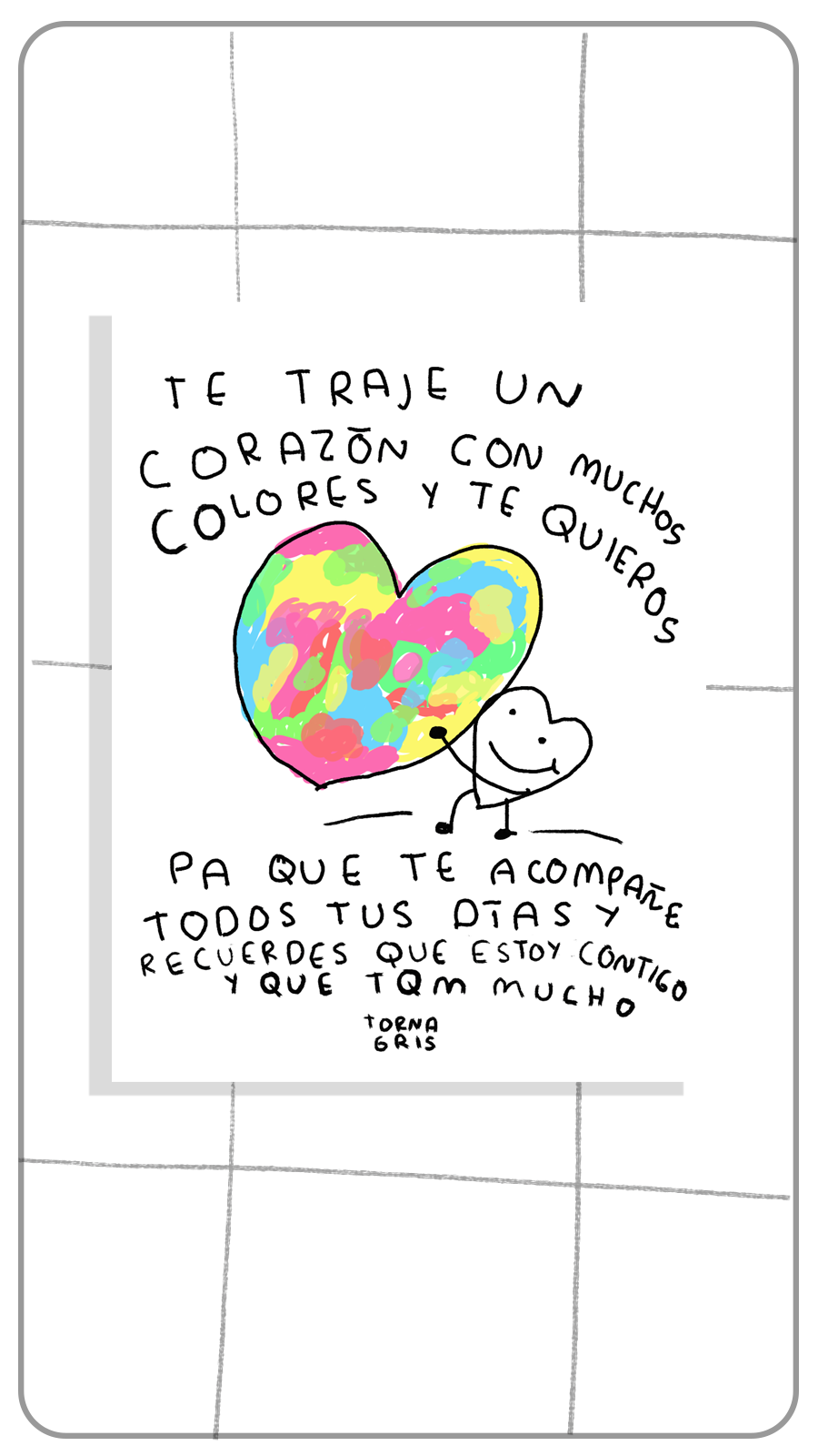 Set de 20 postales para regalar — Torna Gris