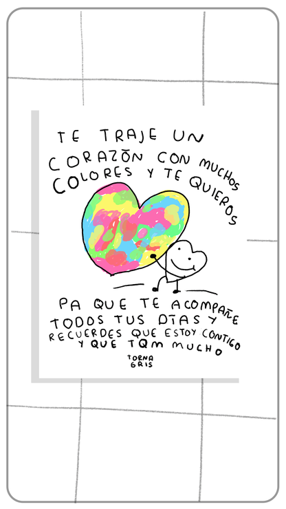 Set de 40 postales para regalar — Torna Gris