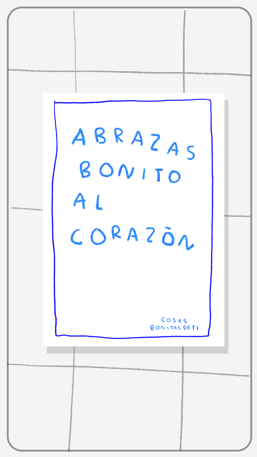 Todas las cosas bonitas de ti — Deck de cartas · Torna Gris
