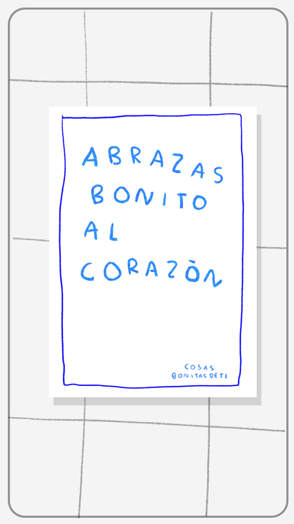 Todas las cosas bonitas de ti — Deck de cartas · Torna Gris