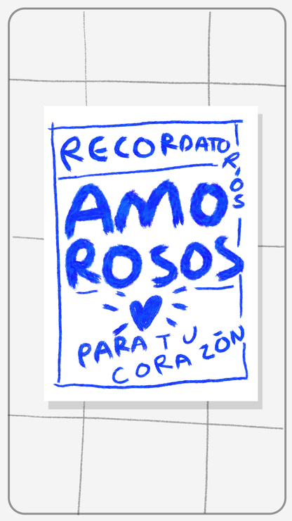 Recordatorios Amorosos para tu corazon - Deck de cartas para acompañarte - Torna gris